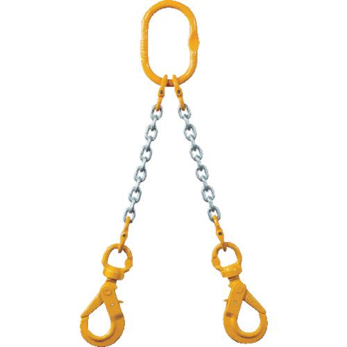 象印　チェーンスリング１００（アイタイプ）荷重２．７ｔ線径７．１ｍｍ　Ｌ１．５ｍ（２−ＭＦＦ−ＹＮ−　　2-MFF-YN-7.1　475-8307 象印 チェーンスリング１００（アイタイプ）荷重４．２ｔ 線径１２