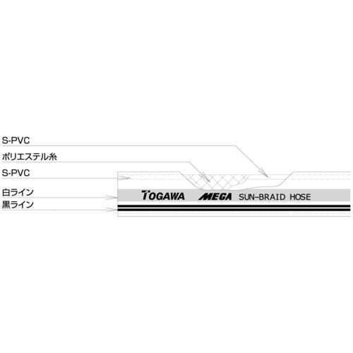■十川 MEGAサンブレーホース 8×13.5mm 50m〔品番:SB850〕【4800427:0】[店頭受取不可]_1