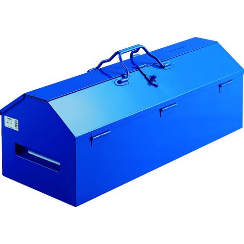 ■TRUSCO ジャンボ工具箱 720X280X326 ブルー〔品番:LG700A〕【4820355:0】[店頭受取不可]