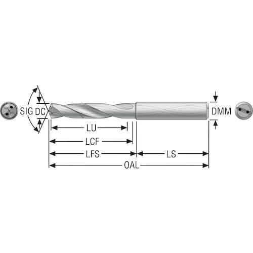 セコ ドリル 超硬ソリッドドリル ( SD1103A-0833-035-10R1 ) セコ ドリル 超硬ソリッドドリル ( SD1103A-0833-035-10R1 ) セコ