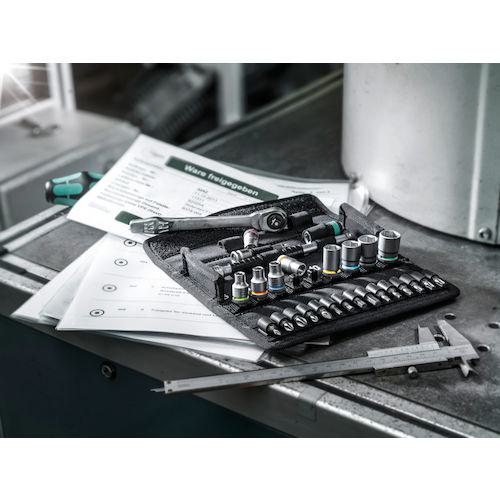 ■Wera ソケットレンチセット 8100SA11 サイクロップラチェット「メタル」セット 1/4 インチサイズ〔品番:004021〕【4838297:0】[店頭受取不可]_6