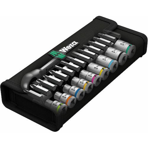 ■Wera ソケットレンチセット 8100SA11 サイクロップラチェット「メタル」セット 1/4 インチサイズ〔品番:004021〕【4838297:0】[店頭受取不可]_3