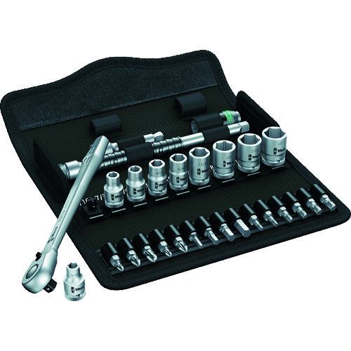■Wera ソケットレンチセット 8100SA11 サイクロップラチェット「メタル」セット 1/4 インチサイズ〔品番:004021〕【4838297:0】[店頭受取不可]