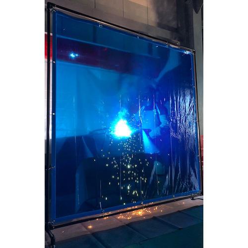 TRUSCO 溶接遮光フェンス 1015型接続 キャスター 黄 ◇▼487-5656 YF1015S-Y 1台 TRUSCO 溶接遮光フェンス 1015型単体 キャスター 青 (1台) 品番：YF1015B