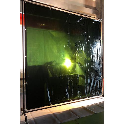 TRUSCO 溶接遮光フェンス 1515型単体 キャスター 黄 YF1515Y TRUSCO YF1515-GN 溶接遮光フェンス 1515型単体 キャスター 緑 [487-5699]