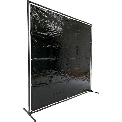 ■TRUSCO 溶接遮光フェンス 2020型単体固定足 深緑〔品番:YFAKDG〕【4876008:0】[直送DS][店頭受取不可]