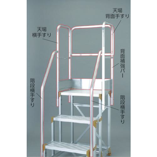■【在庫限り】TRUSCO 作業用踏台用手すり 天板背面手すりセット 500幅 H=1100用〔品番:TSFP3B11H〕【4879660:0】[店頭受取不可]_2
