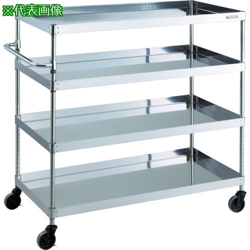 ■TRUSCO ステンレスワゴン 304クリーンフェニックス ラック型 600X400 3段 CPE3R963(4881273) TRUSCO ステンレスワゴン クリーンフェニックスワゴン SUS304 W600