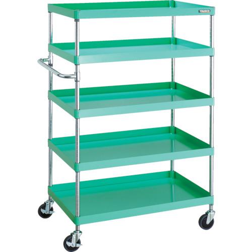 □TRUSCO ツールワゴン フェニックスワゴン 省音 900X600XH1500 5段