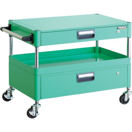 □TRUSCO ツールワゴン フェニックスワゴン 省音 750X500XH600 引出付
