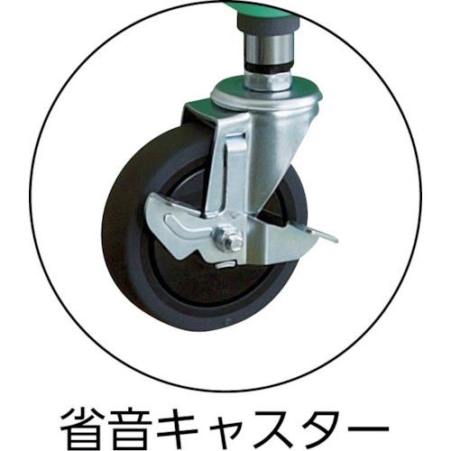 ■TRUSCO ツールワゴン フェニックスワゴン 省音 600X400XH740 引出 天板付 ホワイト〔品番:PEW762VZTW〕【4883161:0】[直送DS][店頭受取不可]_4