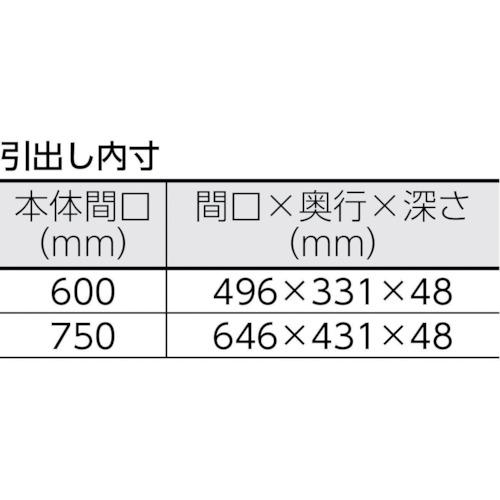 ■TRUSCO ツールワゴン フェニックスワゴン 省音 600X400 仕切2段付 引出付 ヤンググリーン〔品番:PEW963ZS2YG〕【4884434:0】[直送DS][店頭受取不可]_3