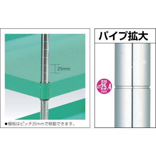 ■TRUSCO ツールワゴン フェニックスワゴン 省音 750X500XH880 パネル付 ホワイト〔品番:PEW973PSW〕【4884868:0】[直送DS][店頭受取不可]_3
