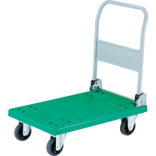 ■TRUSCO 樹脂台車 グランカート 折りたたみ 800X535〔品番:TP801〕【4893069:0】[店頭受取不可]