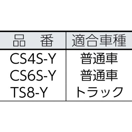 ■CHECKERS パーキングストップ 1219MM〔品番:CS4SY〕【4904141:0】[店頭受取不可]_1