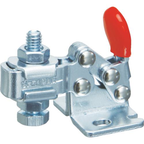 ■スーパー 下方押え型トグルクランプ(垂直ハンドル式) 全長:26mm 締付力:0.2kN〔品番:TDS10F〕【4906161:0】[店頭受取不可]
