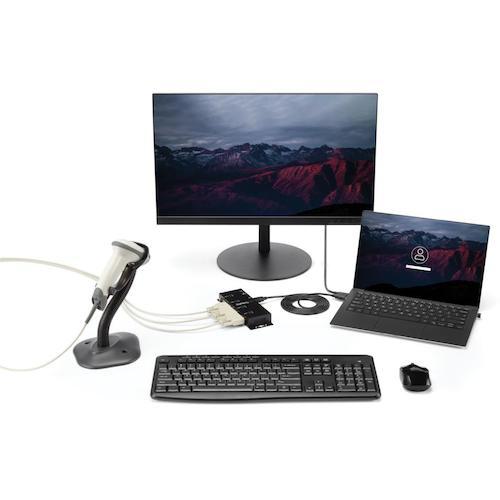 ■StarTech シリアルハブ/USB-A - 4x RS232C/産業用メタル筐体/DINクリップ〔品番:ICUSB2324I〕【4929808:0】[店頭受取不可]_3