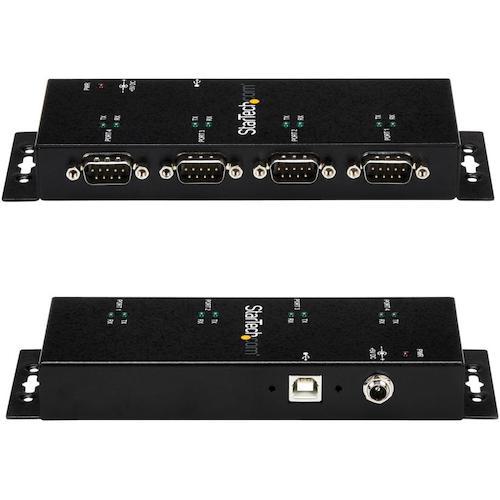 ■StarTech シリアルハブ/USB-A - 4x RS232C/産業用メタル筐体/DINクリップ〔品番:ICUSB2324I〕【4929808:0】[店頭受取不可]_4