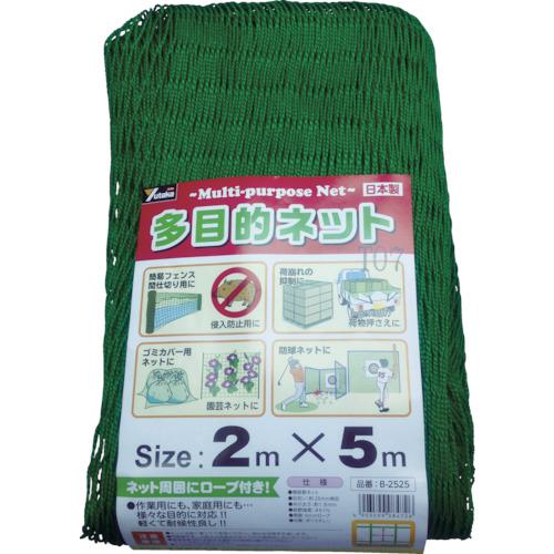 ■ユタカメイク 多目的ネット 2mx5m PE グリーン〔品番:B2525〕【4940709:0】[店頭受取不可]