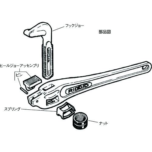 ■RIDGID オフセットパイプレンチ 18〔品番:89440〕【4951875:0】[店頭受取不可]_3