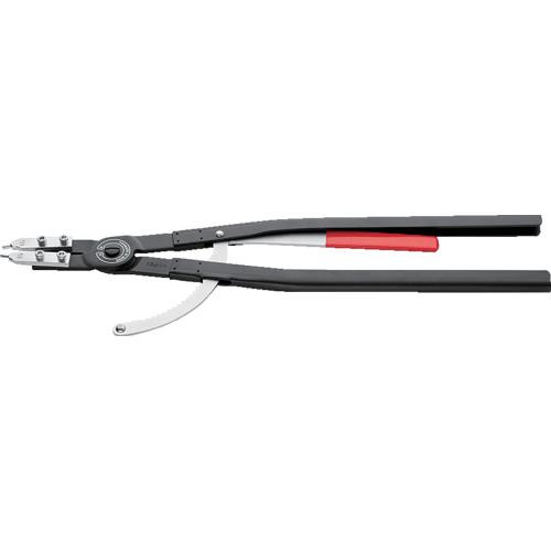 ■KNIPEX 穴用スナップリングプライヤー 直 252-400mm〔品番:4410J6〕【4968409:0】[店頭受取不可]