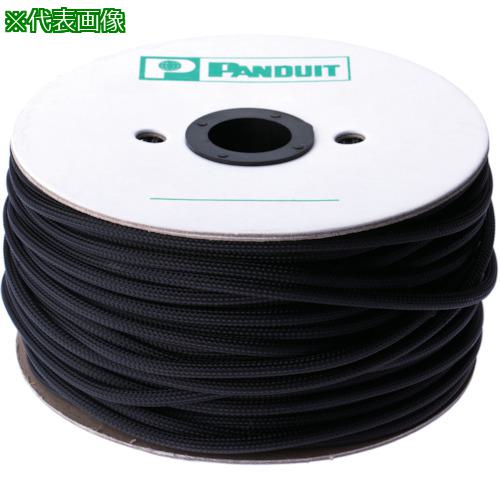 ■PANDUIT スーパーネットチューブ(ほつれ防止タイプ) 黒 外径19.1mm 30.48m〔品番:SE75PSCCR0〕【4974069:0】[店頭受取不可]