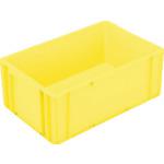 ■ヒシ S型コンテナ有効内寸539×335×191mm 黄〔品番:S36〕【4977319:0】[店頭受取不可]