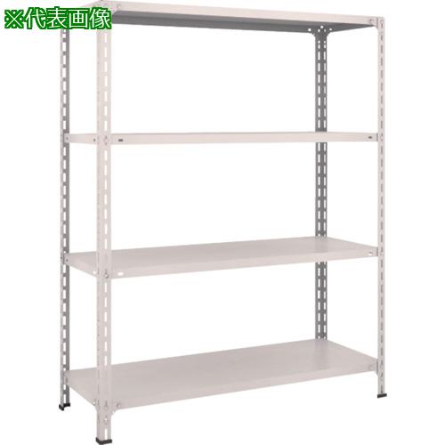 ■TRUSCO スチールラック 軽量棚開放型 W1200XD450XH1500 4段 ネオグレー〔品番:54X14〕【5024552:0】[直送DS][店頭受取不可]