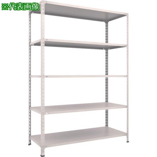 ■TRUSCO スチールラック 軽量ボルト式棚 1500X600XH2100 5段 ネオグレー〔品番:75W15〕【5038987:0】[直送DS][店頭受取不可] 26,241円