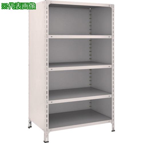 中量ボルトレス棚M5型(連結型・500kgタイプ・4段)1500×731×