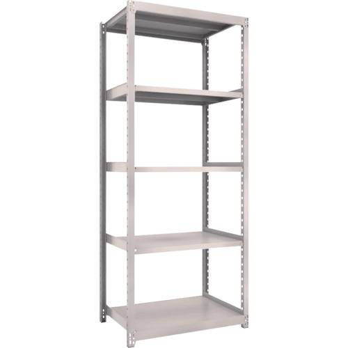 ■TRUSCO スチールラック M2型 軽中量ボルトレス棚 860X600XH2100 5段 単体型 ネオグレー〔品番:M27365〕【5068428:0】[直送DS][店頭受取不可] 21,542円