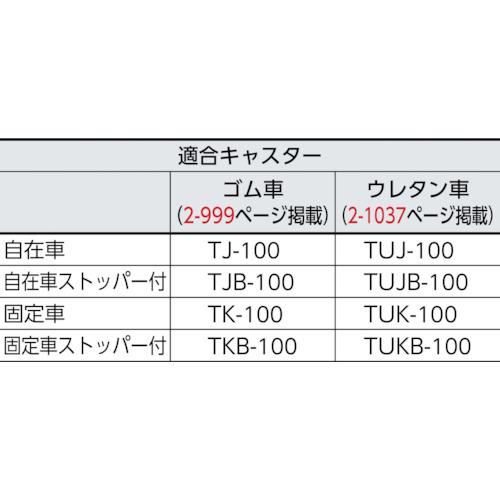 ■TRUSCO 軽さ雄螺旋式棚部材キャスターベースユニットD600用〔品番:CUD600〕【5072425:0】[店先受け取り証書不可]