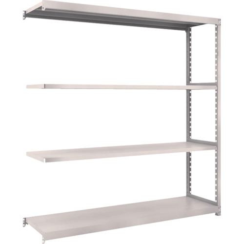 ■TRUSCO スチールラック M2型軽中量棚 1760×450×H1800 4段 連結 ネオグレー〔品番:M26644B〕【5085926:0】[直送DS][店頭受取不可]