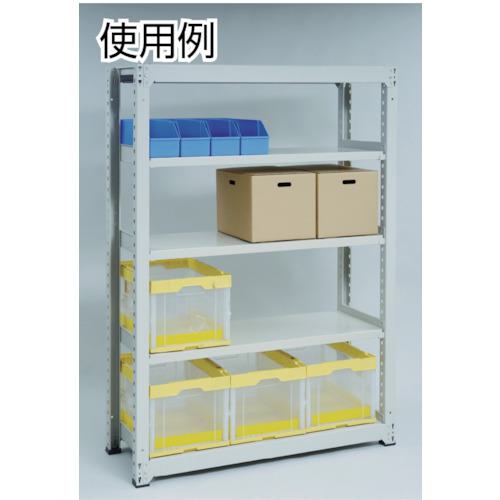 ■TRUSCO スチールラック M3型中量棚 900×921×H2100 6段 連結 ネオグレー〔品番:M37396B〕【5090300:0】[直送DS][店頭受取不可]