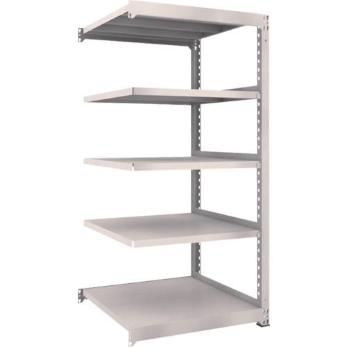 ■TRUSCO スチールラック M5型中量棚 900×921×H1800 5段 連結 ネオグレー〔品番:M56395B〕【5091063:0】[直送DS][店頭受取不可]