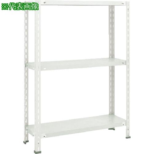 ■TRUSCO スチールラック 軽量棚 中棚ボルトレス型1500X300X1200 3段 ネオグレー〔品番:L45V13〕【5108080:0】[直送DS][店頭受取不可]