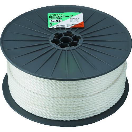 ■TRUSCO ビニロンロープ 3つ打 線径9mmX長さ150m〔品番:R9150〕【5112516:0】[店頭受取不可]