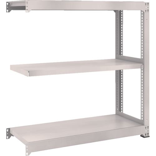 ■TRUSCO スチールラック M5型中量棚 1200X471XH1200 3段 連結 ネオグレー〔品番:M54453B〕【5114870:0】[直送DS][店頭受取不可]