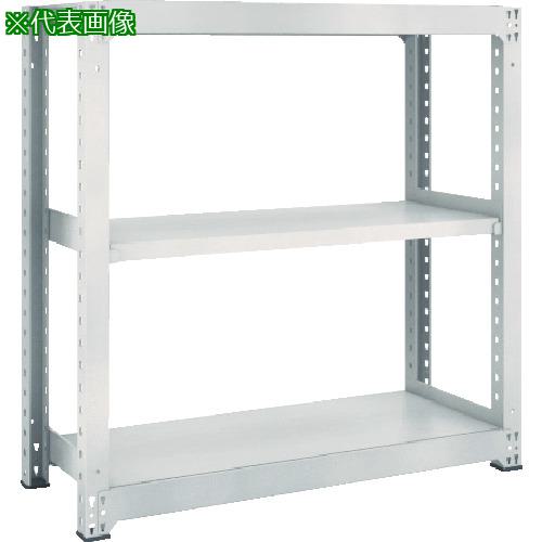 ■TRUSCO スチールラック M5型中量棚 1500X921XH1200 3段 単体 ネオグレー〔品番:M54593〕【5115001:0】[直送DS][店頭受取不可]