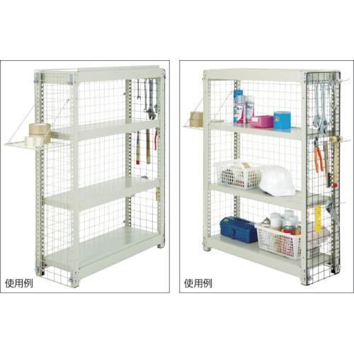 ■TRUSCO 棚用ディスプレイネット 金具付 900X900 黒〔品番:TN9009〕【5127718:0】[直送DS][店頭受取不可]