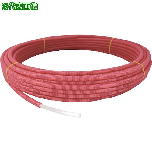 ■オンダ製作所 架橋ポリエチレン管 コルゲートイージーカポリ ピンク 16A 60m〔品番:PEX16CCPY60〕【5158546:0】[店頭受取不可]