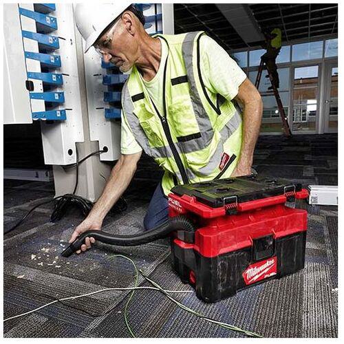 □milwaukee M18 FUEL PACKOUT 乾湿両用集塵機〔品番:M18FPOVCL0JP