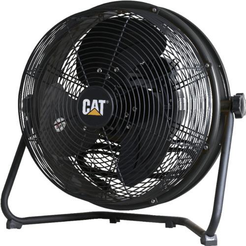 ■CAT 工場扇 35cm(壁・床タイプ)羽根軸360°半転機能付 ブラック〔品番:EEMF14S360BK〕【5217425:0】[店頭受取不可]
