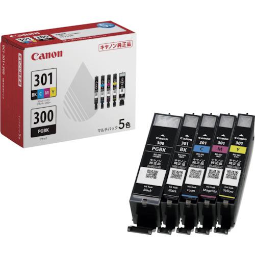 ■キヤノン インクタンク BCI-301+BCI-300/5MP〔品番:BCI3013005MP〕【5256004:0】[店頭受取不可]