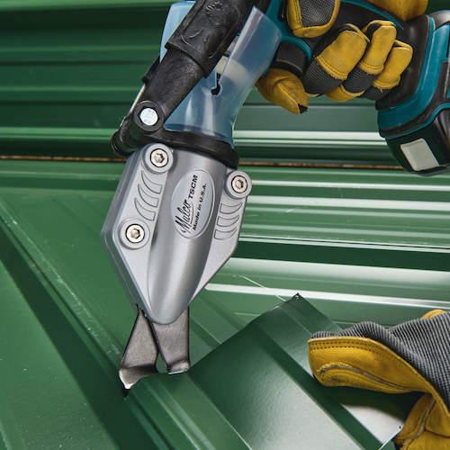□MALCO 電動ドライバーアタッチメント型板金ハサミ TurboShear