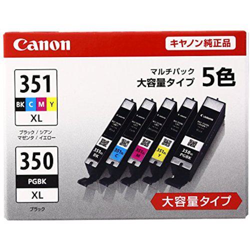 Canon BCI-351XL+350XL/5MP 純正インクタンク 大容量 5色マルチパック