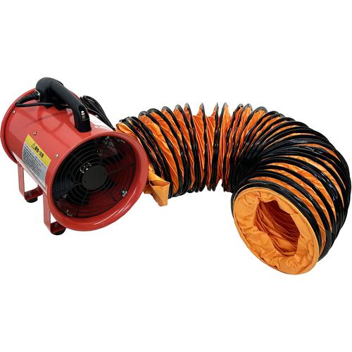 ■PROMOTE ポータブルファン300mm&amp;ダクト5m付〔品番:JOD300〕【5385511:0】[店頭受取不可]