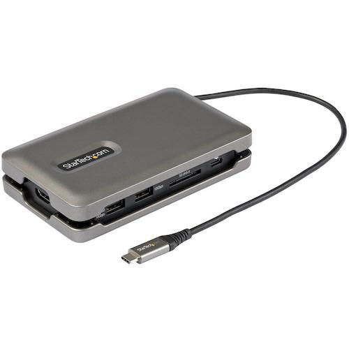 ■StarTech ドッキングステーション/USB-C/4K HDMI/100W/USBハブ/イーサネット/カードリーダー/マルチハブ〔品番:DKT31CSDHPD3〕【5389736:0】[店頭受取不可]