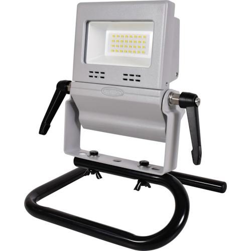 ■【在庫限り】NICHIDO フラットライト10W 作業用 床スタンドセット〔品番:LENFH10SSL50K〕【5394447:0】[店頭受取不可]