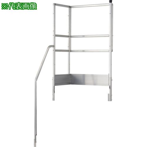 ■TRUSCO 階段片手すり天場二方手すり〔品番:TSFTKL28〕【5517898:0】[店頭受取不可]